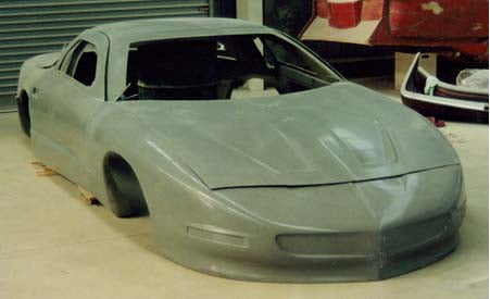 95 Pontiac Full Fibreglass Body - Drag, Race Only